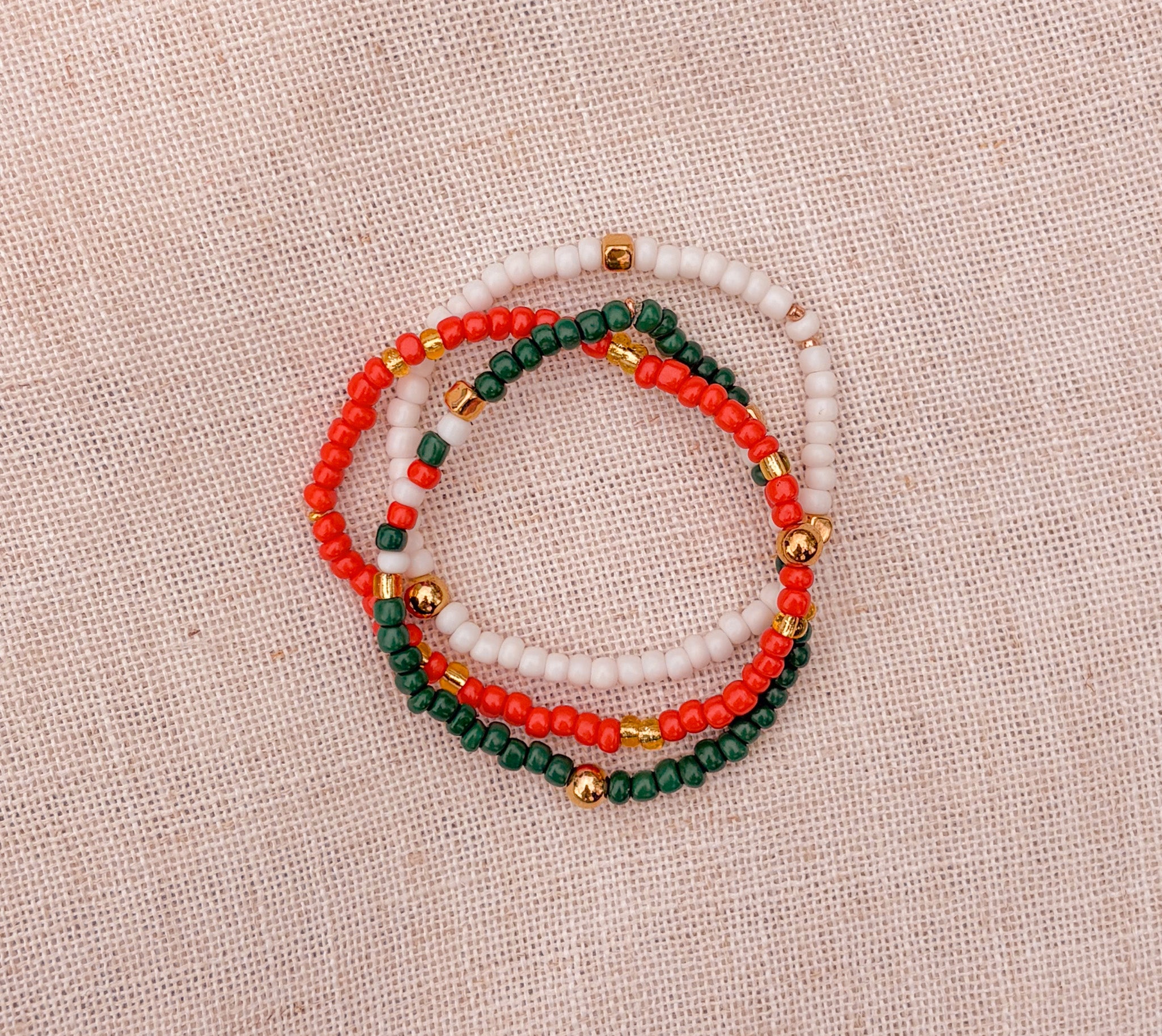 Hollyhush Bracelet Set - Holiday Collection